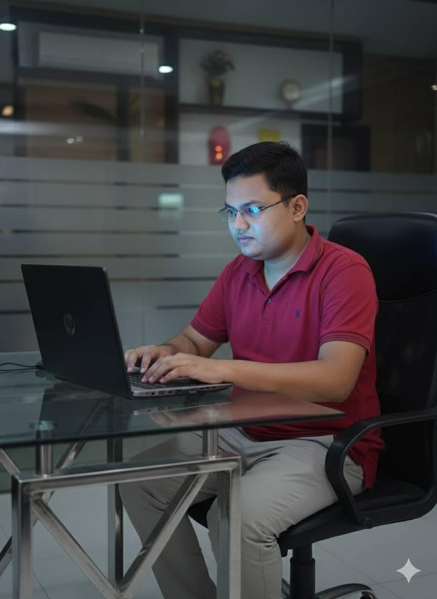 MD Ismail Hossen at work
